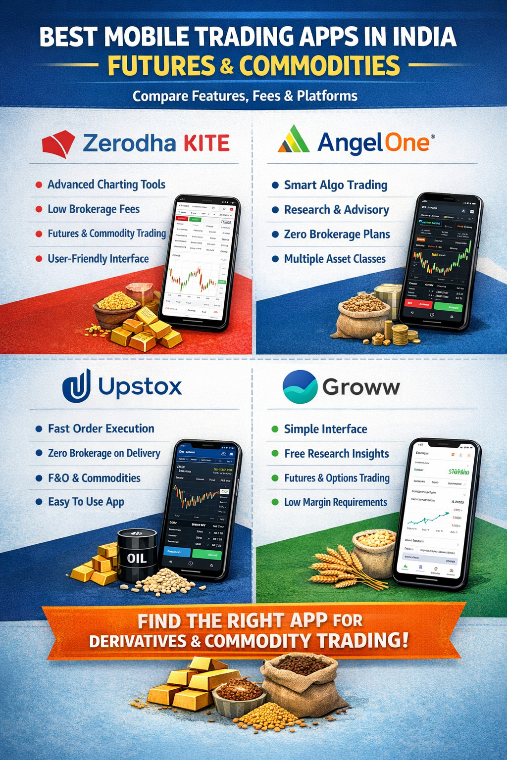 Top Mobile Trading Apps in India for Futures and Commodity Markets