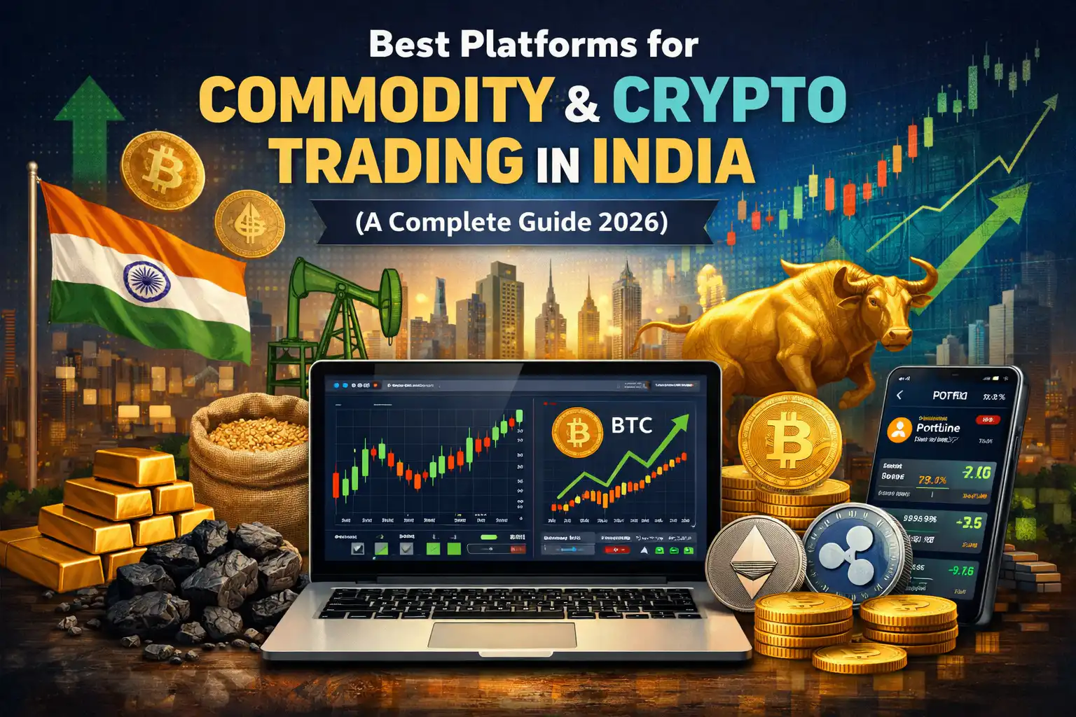 Best Platforms for Commodity and Crypto Trading in India (A Complete Guide 2026)