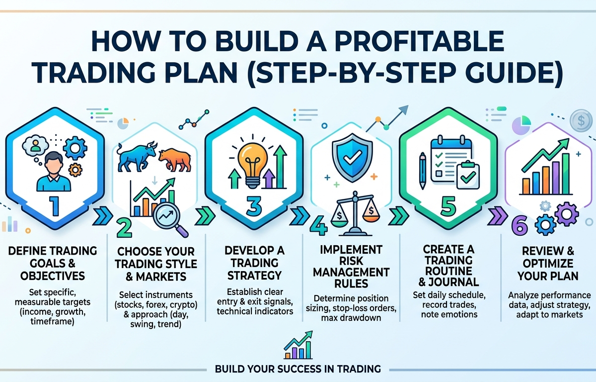  How to Build a Profitable Trading Plan (Step-by-Step Guide)