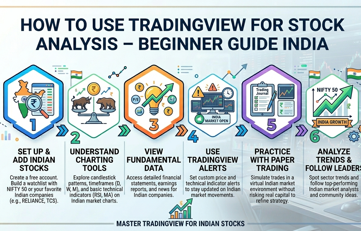  How to Use TradingView for Stock Analysis — Beginner Guide India