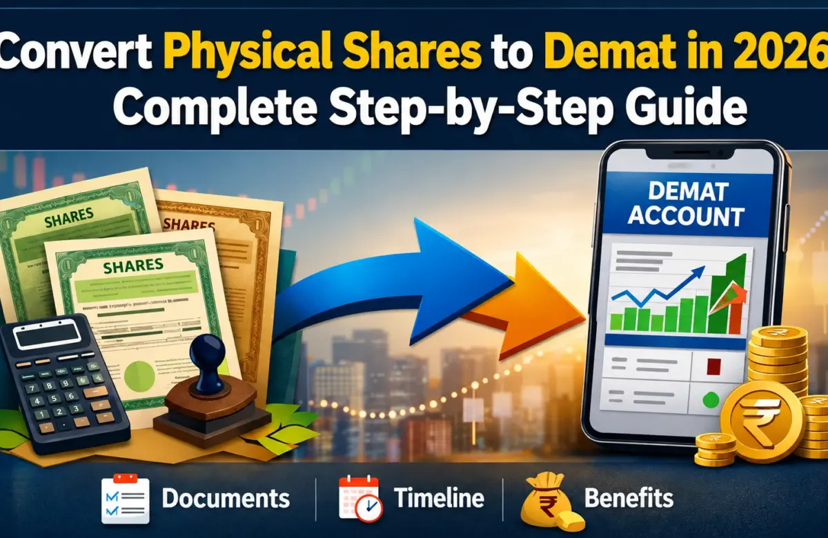  How to Convert Physical Shares to Demat in 2026: Complete Step-by-Step Guide (SEBI Special Window, Process, Documents & Timeline)