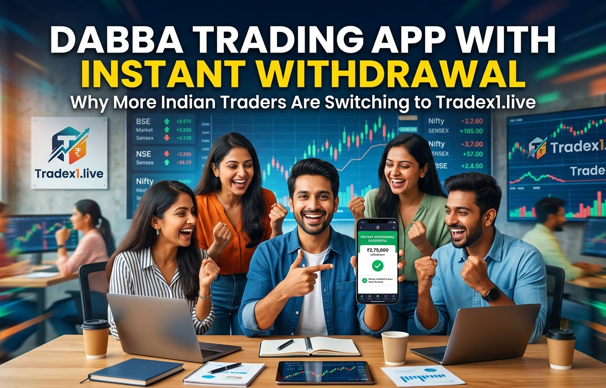 Dabba Trading App With Instant Withdrawal – Why More Indian Traders Are Switching to Tradex1.live