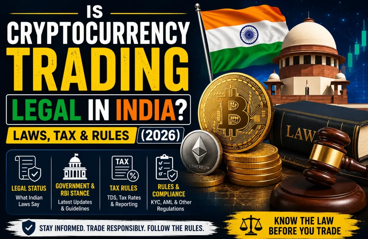  Is Cryptocurrency Trading Legal in India? Laws, Tax & Rules (2026)